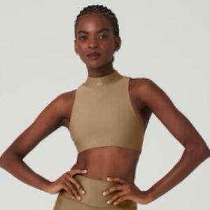 Alo Airlift Fuse Bra Tank Gravel size Small